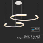 candelabru led dimabil 50w 3000k 110x80x120cm - alb