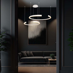 candelabru led dimabil 50w 3000k 110x80x120cm - alb