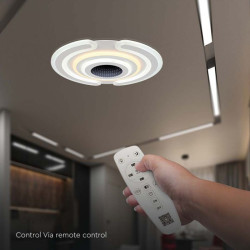 corp iluminat decorativ dimabil 125w 3000k + 6000k - alb