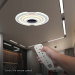 corp iluminat decorativ dimabil 125w 3000k + 6000k - alb