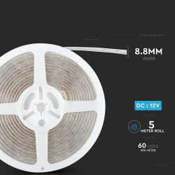 banda led smd3528 60led/m 4.2w/m 3000k ip65 5m