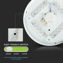 plafoniera led 18w 30cm 3 in 1