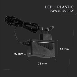 sursa alimentare banda led 12v 1.5a 18w