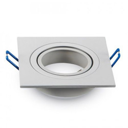 corp spot gu10 patrat aluminiu