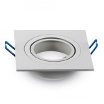 corp spot gu10 patrat aluminiu