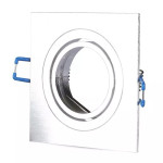 corp spot gu10 patrat aluminiu