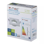 corp spot gu10 patrat aluminiu