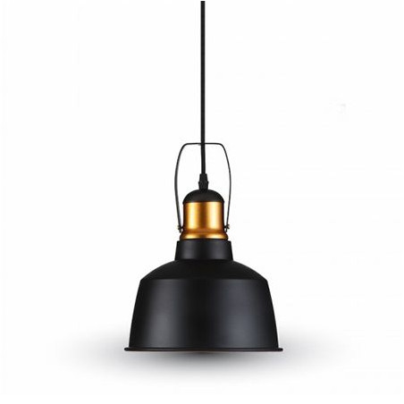corp suspendat pentru iluminat max 60w ip20 aluminiu, negru