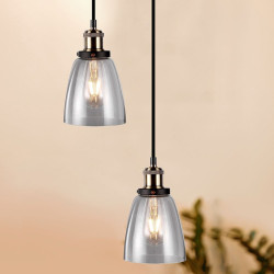 corp suspendat pentru iluminat max 60w ip20 sticla