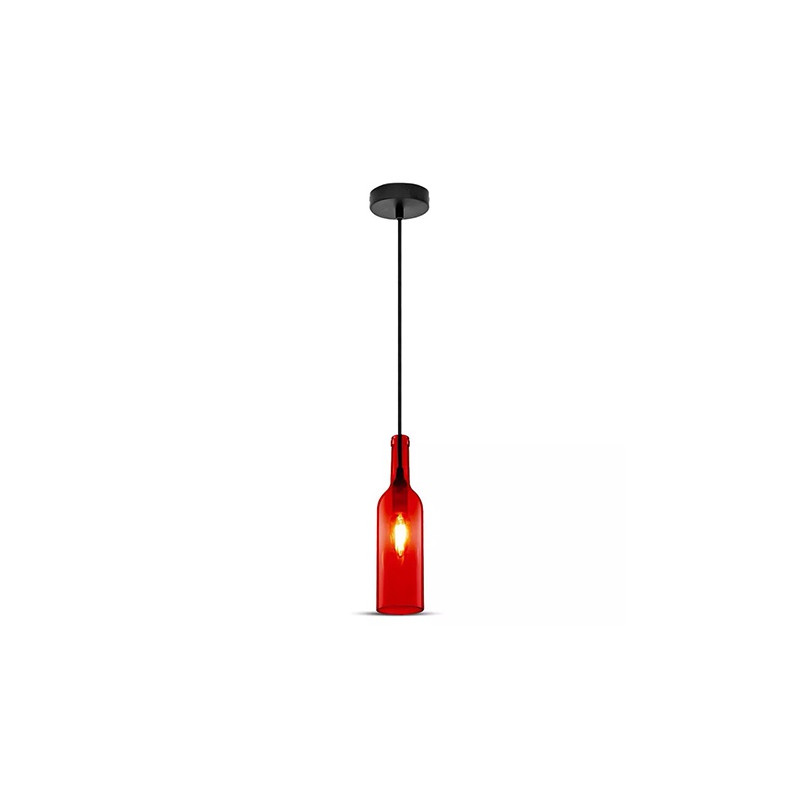 pendul tavan model sticla vin culoare - rosu pendul tavan model sticla vin culoare - rosu