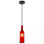 pendul tavan model sticla vin culoare - rosu pendul tavan model sticla vin culoare - rosu