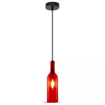 pendul tavan model sticla vin culoare - rosu pendul tavan model sticla vin culoare - rosu