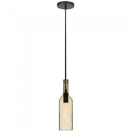 pendul tavan model sticla vin culoare chihlimbar