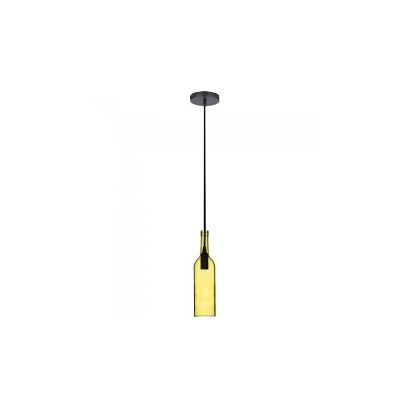 pendul tavan model sticla vin culoare galben pendul tavan model sticla vin culoare galben