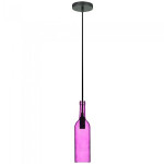 pendul tavan model sticla vin culoare roz