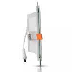 panou led patrat incorporabil 18w 6400k alb rece, sticla panou led patrat incorporabil 18w 6400k alb rece, sticla