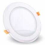 corp iluminat led rotund incorporabil 18w 6000k alb rece, sticla corp iluminat led rotund incorporabil 18w 6000k alb rece, sticla