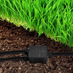 conector terminal 8-12mm ip68 - negru