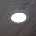 panou led rotund incorporabil 18w 4000k alb neutru, sticla panou led rotund incorporabil 18w 4000k alb neutru, sticla