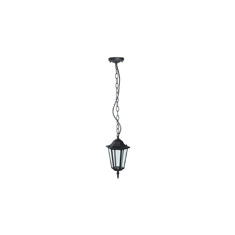 pendul exterior ip44 e27, negru mat