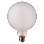 bec led g125 e27 7w cu filament 2700k alb cald sticla mata bec led g125 e27 7w cu filament 2700k alb cald sticla mata