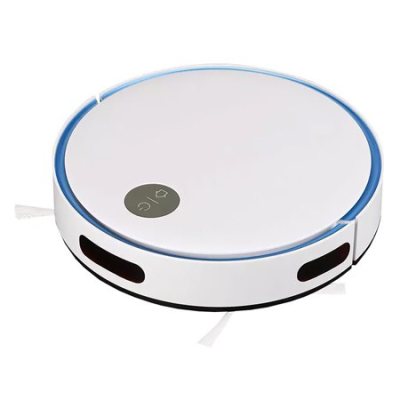 aspirator robot cu telecomanda - alb/albastru