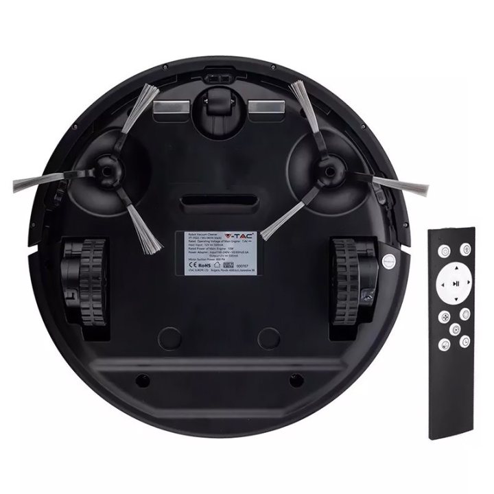 aspirator robot cu telecomanda - alb/albastru