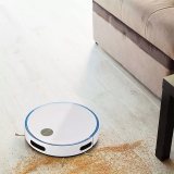 aspirator robot cu telecomanda - alb/albastru