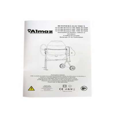 betoniera 180l 1000w hcm650