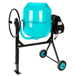 betoniera detoolz 200l, 1200w, cu roti si coroana de fonta