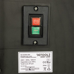 betoniera detoolz 200l, 1200w, cu roti si coroana de fonta