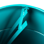 betoniera detoolz 200l, 1200w, cu roti si coroana de fonta