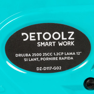 drujba detoolz 2500, 1.2cp, cu lama 12' si lant, pornire rapida