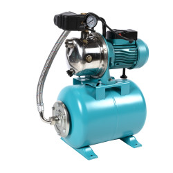 hidrofor detoolz 0.75 kw, debit 3300l/h, inaltime de pompare 45m, carcasa pompa inox, volum butelie 24 litri