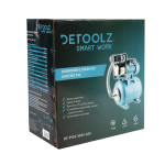 hidrofor detoolz 0.75 kw, debit 3300l/h, inaltime de pompare 45m, carcasa pompa inox, volum butelie 24 litri
