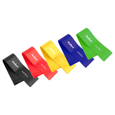 set 5 benzi elastice latex mini band 2-18kg rebel activ