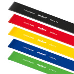 set 5 benzi elastice latex mini band 2-18kg rebel activ set 5 benzi elastice latex mini band 2-18kg rebel activ