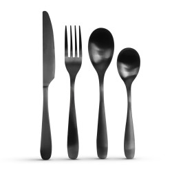 set tacamuri - negru mat - 16 bucati