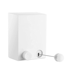 linie de uscare rufe montat pe perete - extensibil - 4,2 m