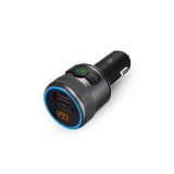 modulator fm nedis, bluetooth, bass boost, hands-free, pd, 1x usb-c, 1x usb-a, asistent vocal, negru