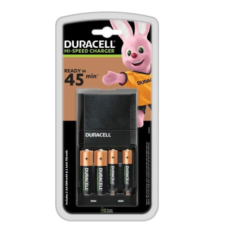 incarcator nimh aa/aaa, duracell cef27 + 2x aa 1300mah + 2x aaa 750mah