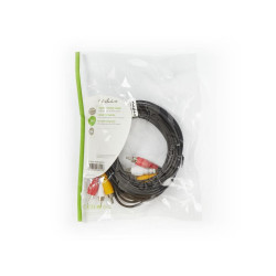 cablu audio-video 3x rca tata - 3x rca tata 5m negru nedis