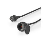 cablu prelungitor nedis, 20m, h07rn-f 3g1.5, ip44, negru