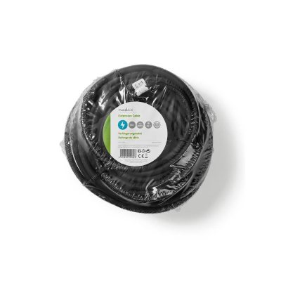 cablu prelungitor nedis, 20m, h07rn-f 3g1.5, ip44, negru