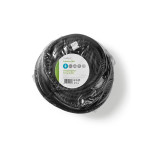 cablu prelungitor nedis, 20m, h07rn-f 3g1.5, ip44, negru