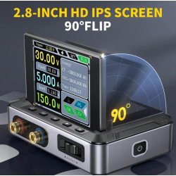 sursa de alimentare dc portabila, ecran 2.8", 0-30v, 0-5a, 150w, fnirsi dps-150