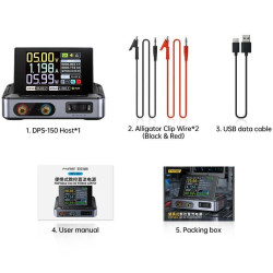 sursa de alimentare dc portabila, ecran 2.8", 0-30v, 0-5a, 150w, fnirsi dps-150