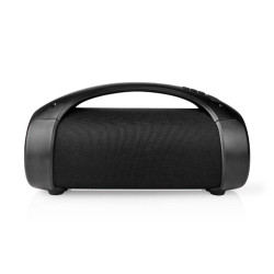 boxa portabila party boombox, redare pana la 6 ore, bluetooth, 50w, tws, curea transport, negru, nedis