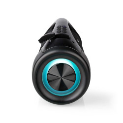 boxa portabila party boombox, redare pana la 6 ore, bluetooth, 50w, tws, curea transport, negru, nedis