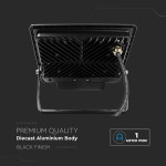 reflector led smd 50w 6400k ip65 cu senzor miscare - negru